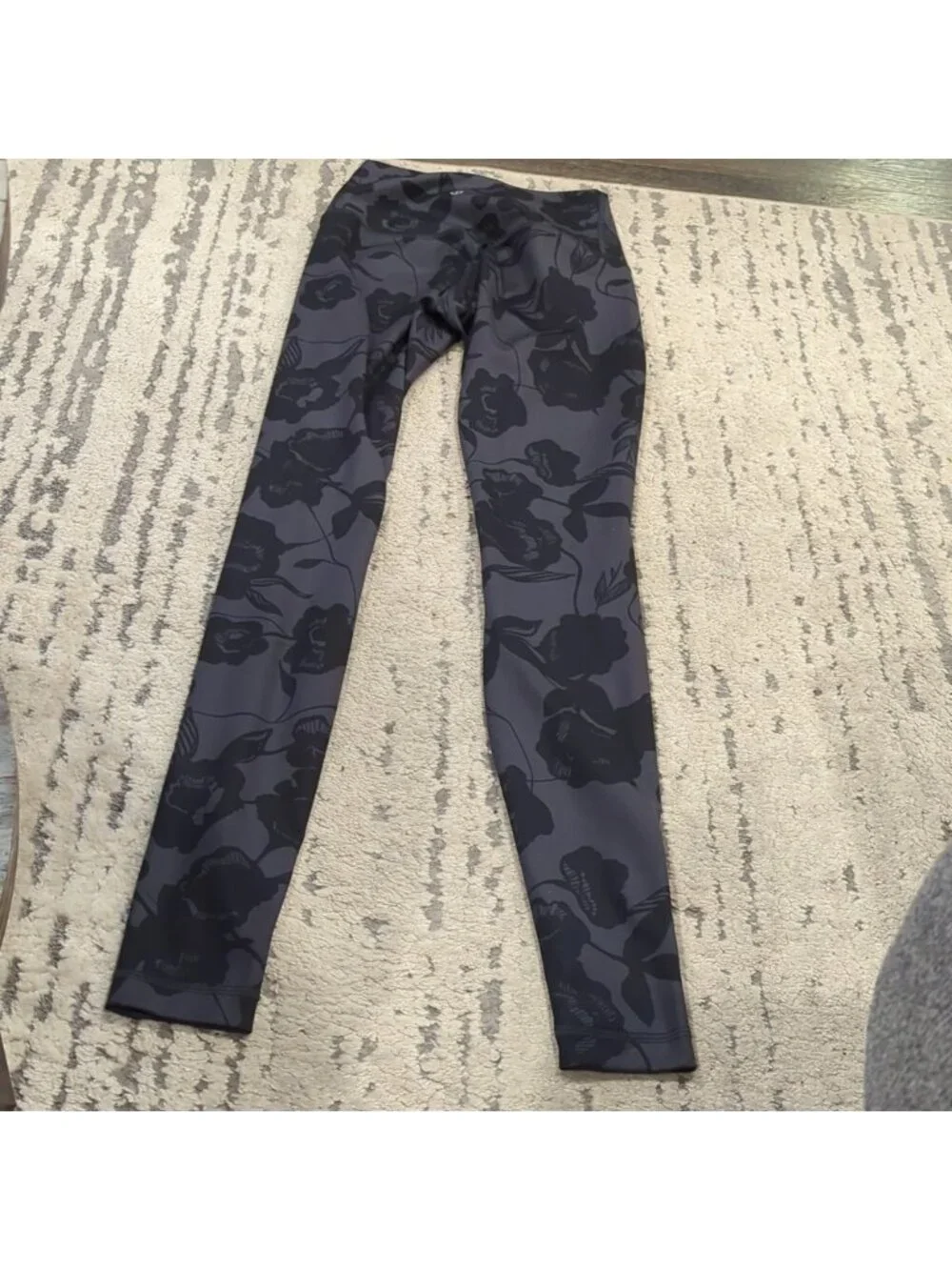 Lululemon Wunder Under Pant *Full-On Luon (Roll Down/Print)Flat Inky Flora